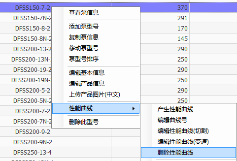 删除性能曲线