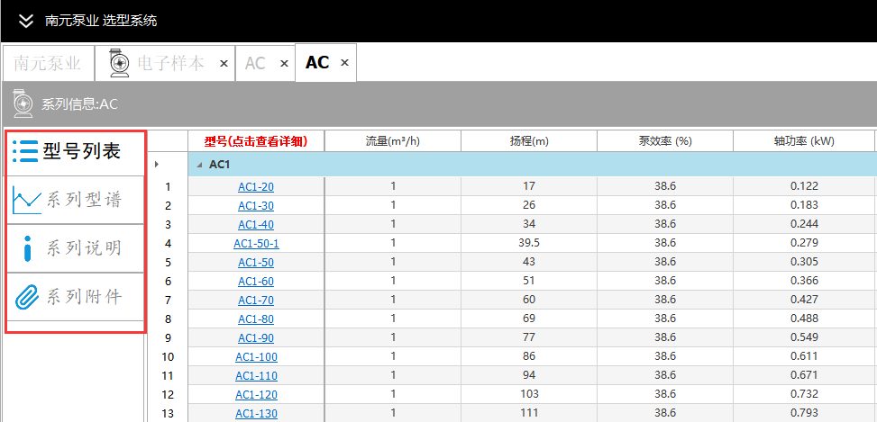 系列信息