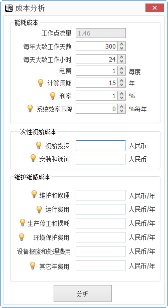 寿命成本计算